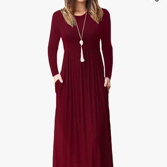 Amazon Dresses Jersey Longsleeve Maxi Dress Poshmark